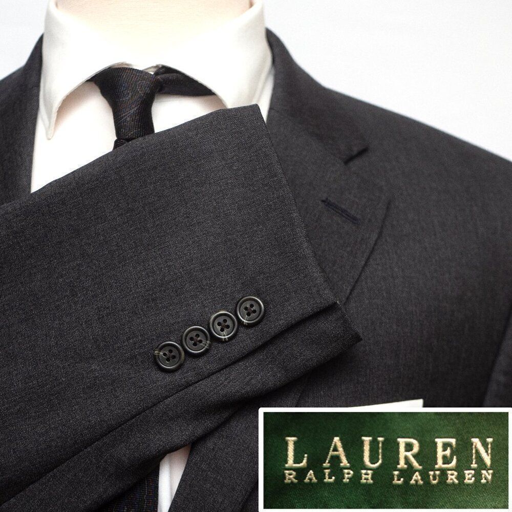 42L Lauren Ralph Lauren Mens Blazer Jacket Sport Coat Wool D060354